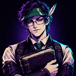 Portrait of Quill the Ledger Clerk