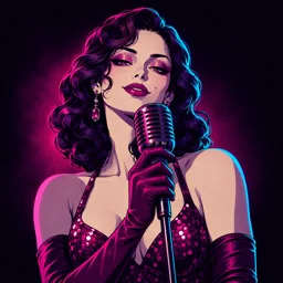 Portrait of Zelie the Torch Singer